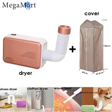 Portable Mini Clothes Dryer Clothes Shoes Drier Machine Pet Hair Blower 220V Multifunction Travelling Home Clothes Dryer