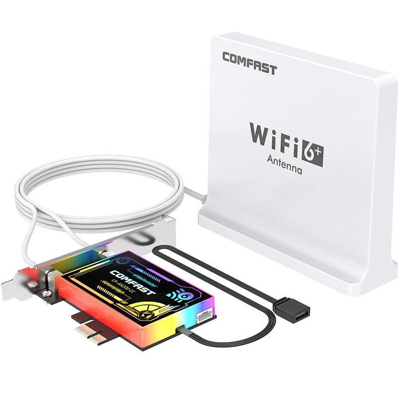 AX200CP Wifi6 сетевая карта, 3000Mbps портативный интерфейс Pci-E Bluetooth 5,1 сетевая карта
AX200CP Wifi6 сетевая карта, 3000Mbps портативный интерфейс Pci-E Bluetooth 5,1 сетевая карта