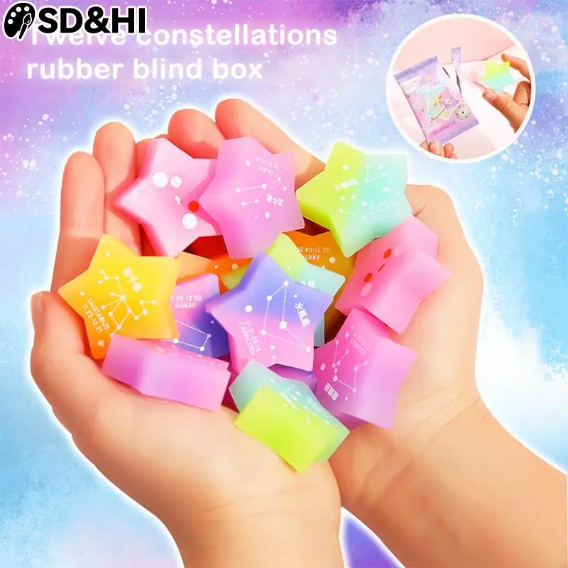 1pc Novelty Star 12 Constellation Rubber Eraser Kawaii Erasers School Supplies Stationery Kids Students Cool Prizes Randomly
1pc Novelty Star 12 Constellation Rubber Eraser Kawaii Erasers School Supplies Stationery Kids Students Cool Prizes Randomly