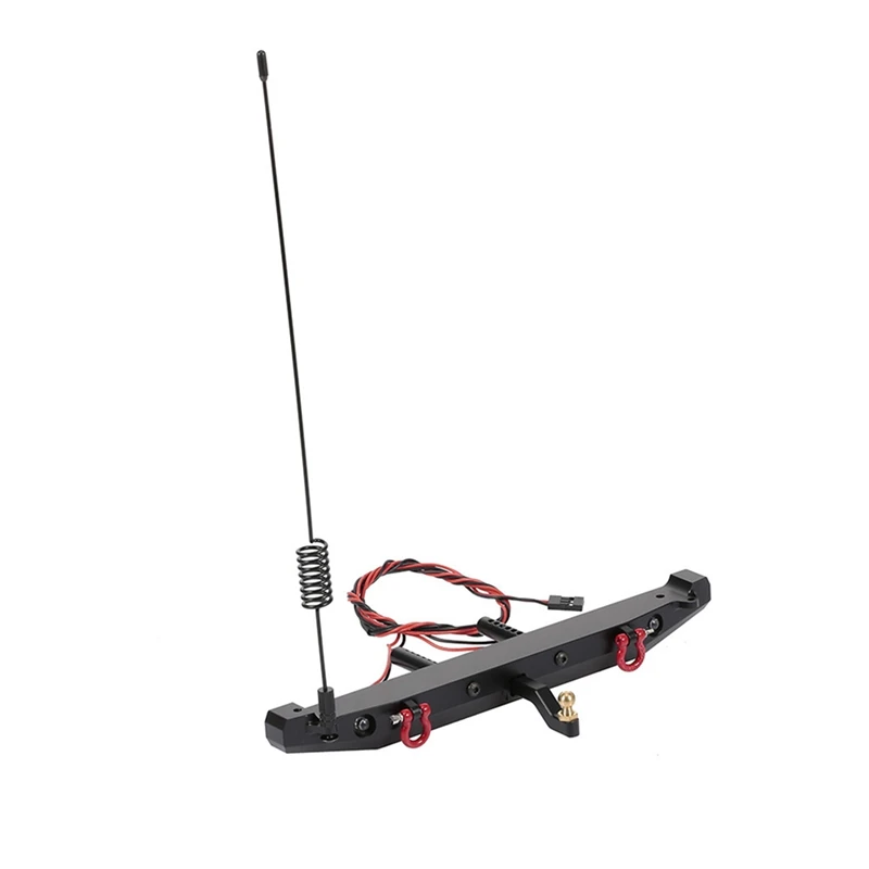 3X Metal Rear Bumper With LED Light Antenna Tail Hook For 1:10 RC Crawler Car TRAXXAS TRX4 Axial SCX10 90046
3X Metal Rear Bumper With LED Light Antenna Tail Hook For 1:10 RC Crawler Car TRAXXAS TRX4 Axial SCX10 90046