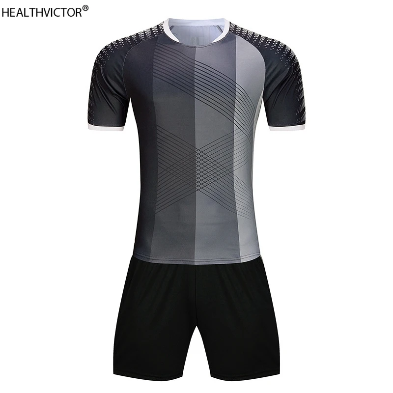 Breathable Sports Outdoor Running Striped Short Sleeve T-shirt Shorts Suits Adults Men Soccer Training Uniform Jersey Sets
Breathable Sports Outdoor Running Striped Short Sleeve T-shirt Shorts Suits Adults Men Soccer Training Uniform Jersey Sets