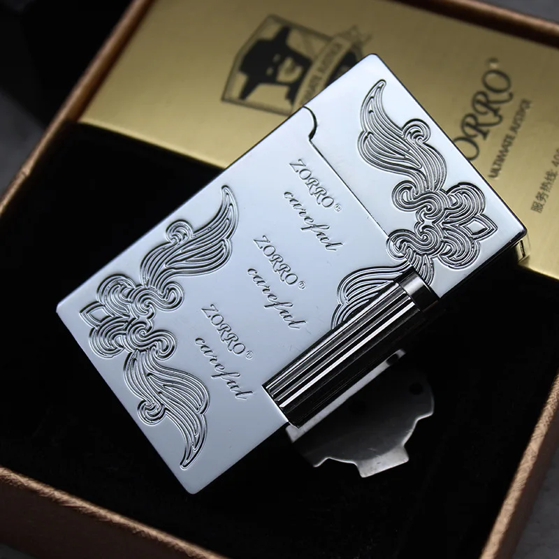 Zorro Copper Metal Korosene Cigarette Iighter Inflatable Windproof Vintage Lighter Smoking Accessories Gadget for Men Technology
Zorro Copper Metal Korosene Cigarette Iighter Inflatable Windproof Vintage Lighter Smoking Accessories Gadget for Men Technology