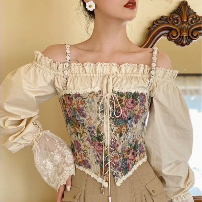 Vintage Print Tops Sexy Bandage Women Elegant Designer Floral Corset Party Club Ladies Slim Tanks New
Vintage Print Tops Sexy Bandage Women Elegant Designer Floral Corset Party Club Ladies Slim Tanks New