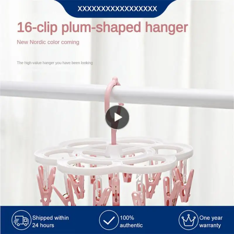 360 Angle Swivel Design Plastic Clothes Dryer Rack Folding Clothes Dryer Hanger Durable Windproof Plastic With 16 Clips Hanger
360 Angle Swivel Design Plastic Clothes Dryer Rack Folding Clothes Dryer Hanger Durable Windproof Plastic With 16 Clips Hanger