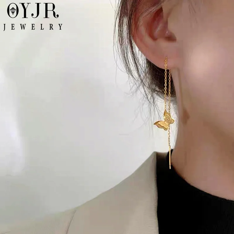 OYJR Fashion Butterfly Tassel Drop Earrings for Women 2020 Fashion Korean Hanging Earring серьги Summer Jewelry Girls Party Gift
OYJR Fashion Butterfly Tassel Drop Earrings for Women 2020 Fashion Korean Hanging Earring серьги Summer Jewelry Girls Party Gift