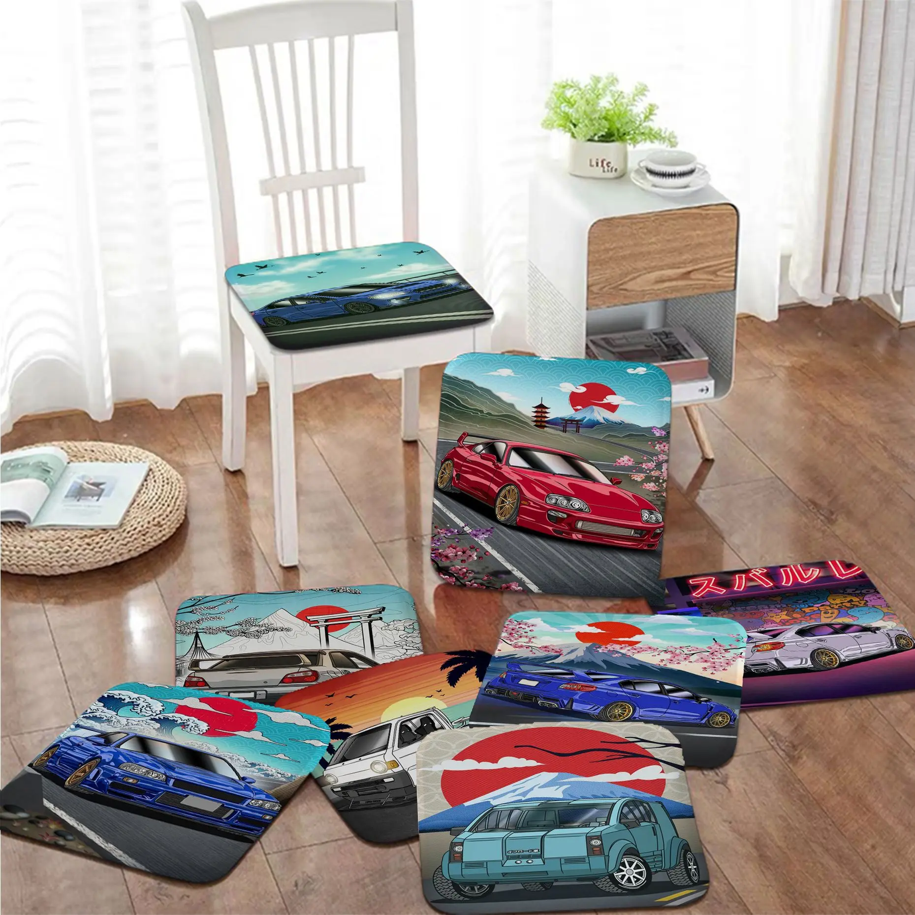 Japanese Style Street Racing Four Seasons Plush Cushion Home Back Cushion Soft Comfortable 50x50cm Sofa Cushion
Japanese Style Street Racing Four Seasons Plush Cushion Home Back Cushion Soft Comfortable 50x50cm Sofa Cushion