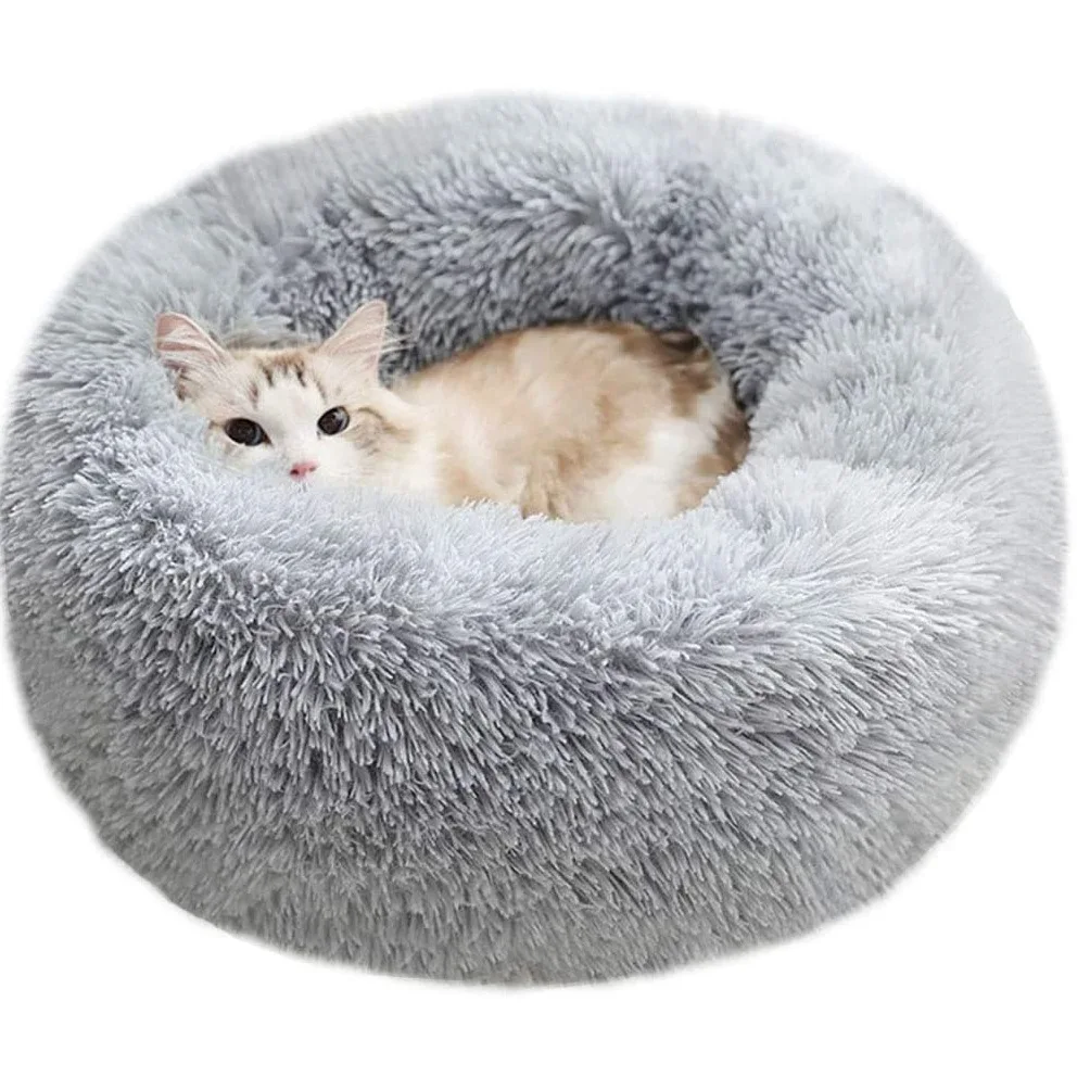 Pet Cat Bed Round Donut Dog And Cat Bed Long Hair Cuddle Removable Machine Washable Pet Pillow Bed For Small Pets
Pet Cat Bed Round Donut Dog And Cat Bed Long Hair Cuddle Removable Machine Washable Pet Pillow Bed For Small Pets