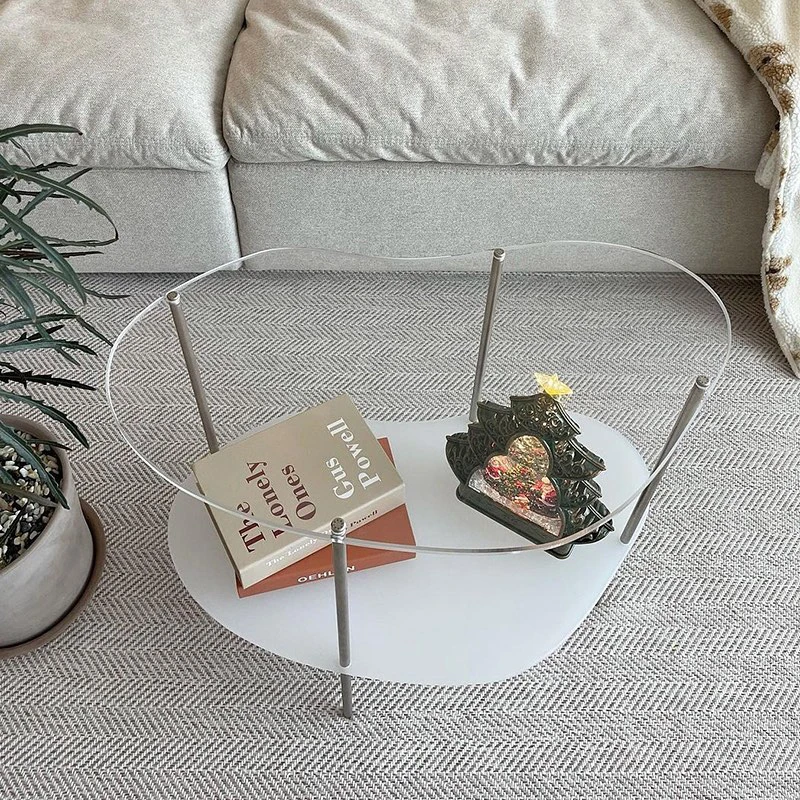 Korean Ins Style Small Apartment Multi-Layer Coffee Table Modern Minimalist Acrylic Table Transparent Side Table
Korean Ins Style Small Apartment Multi-Layer Coffee Table Modern Minimalist Acrylic Table Transparent Side Table