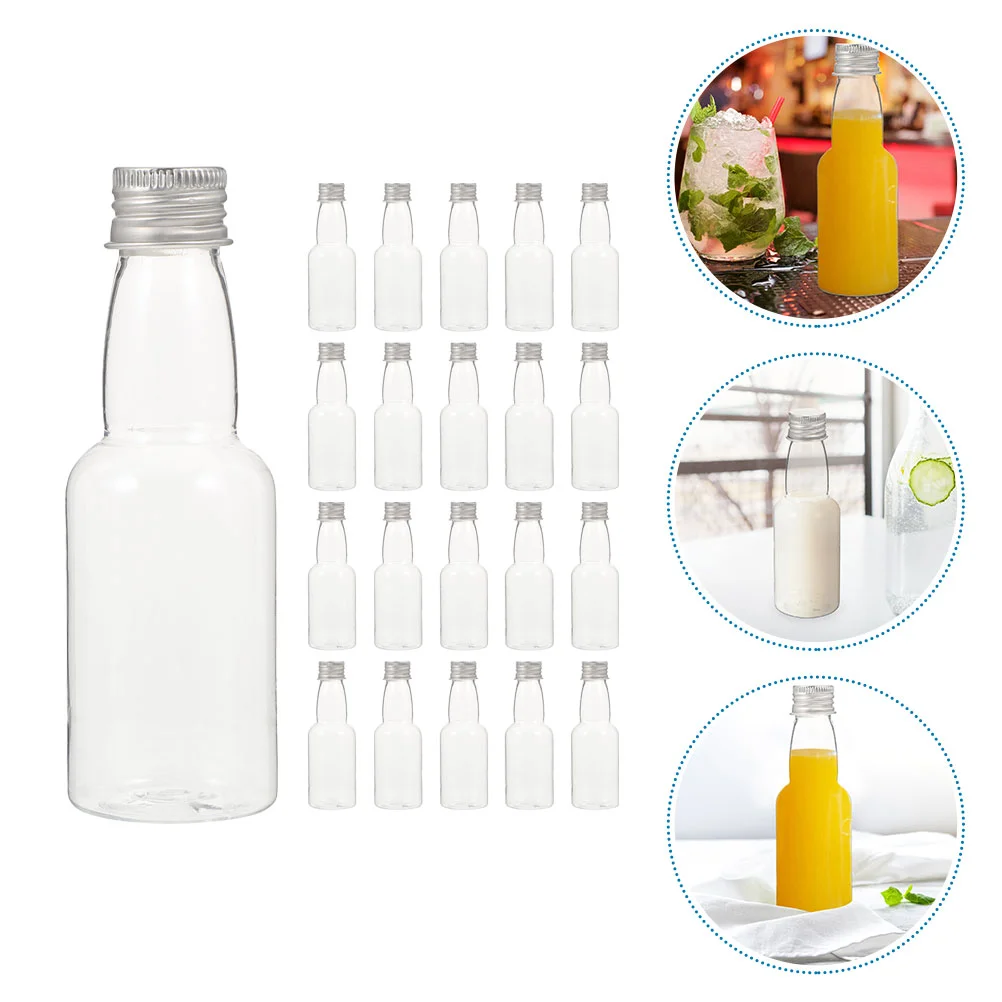 25pcs Clear Milk Juice Bottle with Cap Reusable Plastic Beverage Water Bottles Homemade Drinks Bottle 
25pcs Clear Milk Juice Bottle with Cap Reusable Plastic Beverage Water Bottles Homemade Drinks Bottle