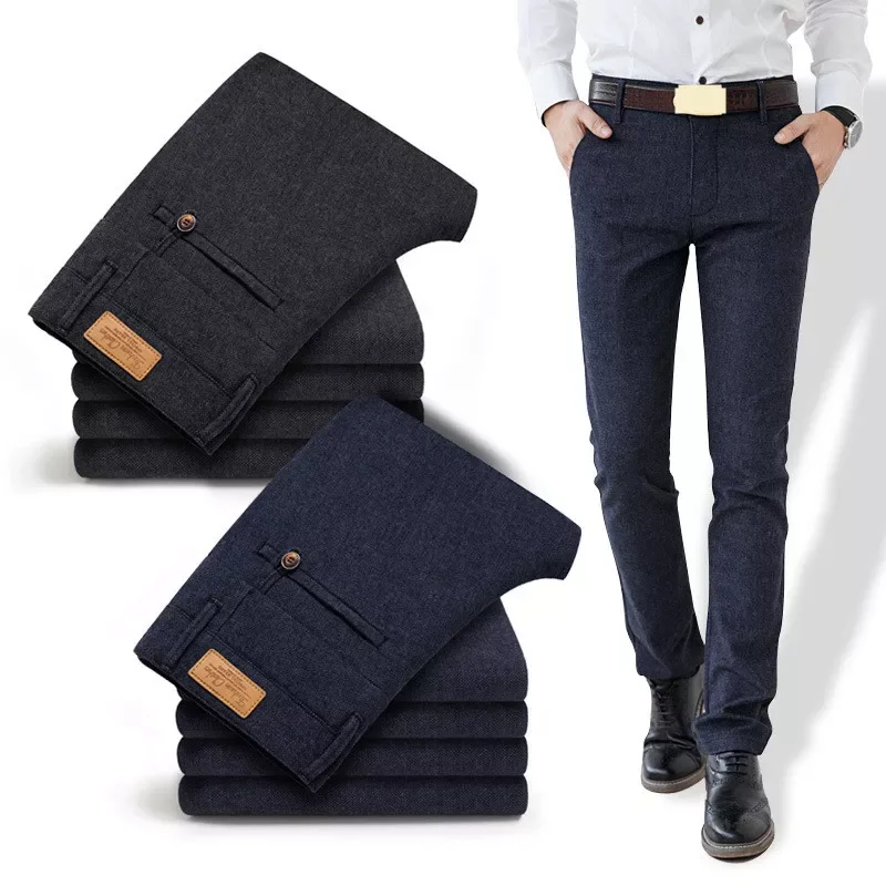 Trousers Self-cultivation Elastic Casual Trousers Pants for Male Cotton and Hemp Straight Trousers 2022 Brand New Men's
Trousers Self-cultivation Elastic Casual Trousers Pants for Male Cotton and Hemp Straight Trousers 2022 Brand New Men's