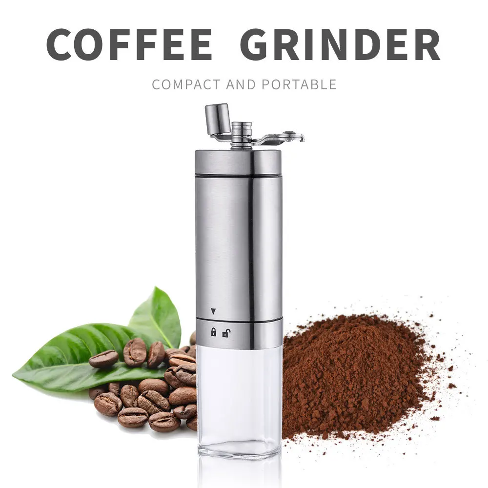 

Hand Crank Coffee Grinder Portable Triangle Coffee Bean Grinders Ceramic Grinding Core Removable Coffee Machine Kitchen Tools