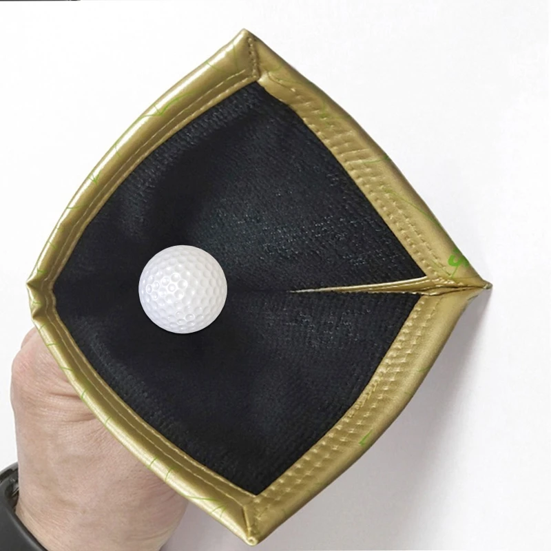 

Полотенце для очистки мяча для гольфа мини с выдвижной пряжкой для ключей ПУ водонепроницаемое