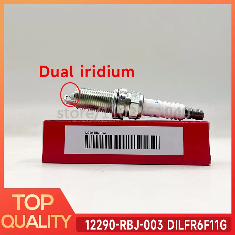 

4pcs 12290-RBJ-003 Dual Iridium Spark Plug DILFR6F11G for Honda Insight Jazz Fit 1.3 Hybrid Civic IX 1.5 Hybrid 12290-RW0-003