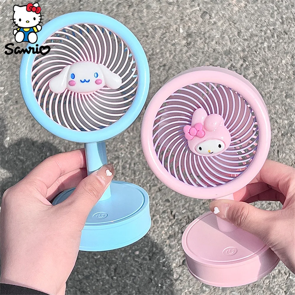800mAh USB Rechargeable Mini Fan Cartoon Portable Fan Cute Sanrio Cinnamoroll Office Desktop Fan Lithium Battery Summer Gift Toy
800mAh USB Rechargeable Mini Fan Cartoon Portable Fan Cute Sanrio Cinnamoroll Office Desktop Fan Lithium Battery Summer Gift Toy