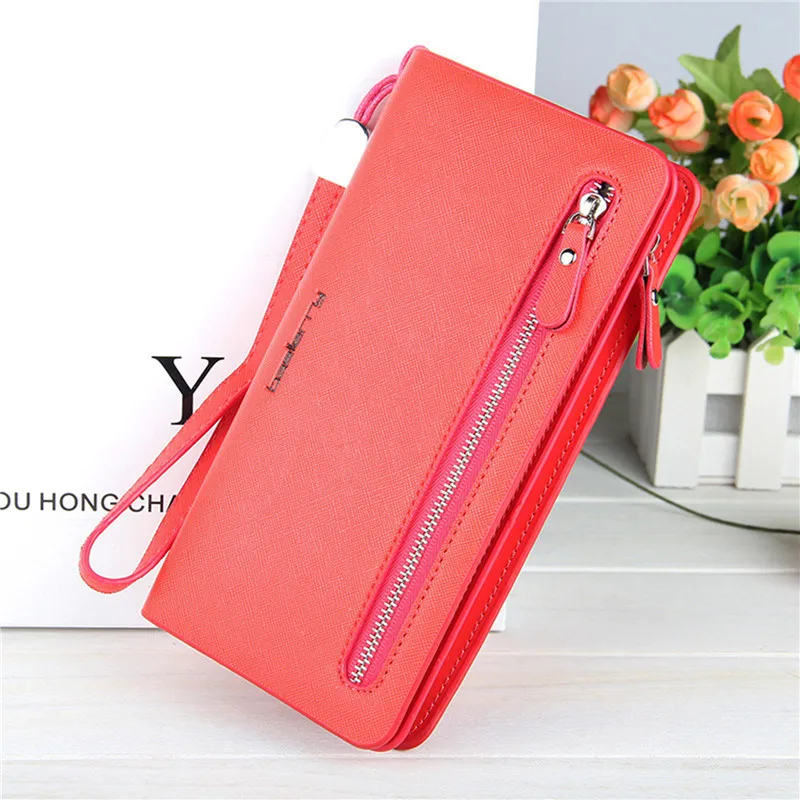 Fashion Women Wallet Double Zipper High Quality Solid Color Letters Female Wallet Multifunction Card Holder Long Wallet
Fashion Women Wallet Double Zipper High Quality Solid Color Letters Female Wallet Multifunction Card Holder Long Wallet