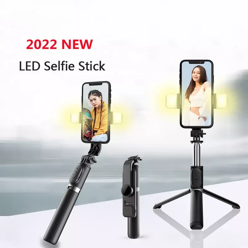 2022 NEW Wireless bluetooth selfie stick tripod with fill light shutter remote control for IOS Android smart phone
2022 NEW Wireless bluetooth selfie stick tripod with fill light shutter remote control for IOS Android smart phone