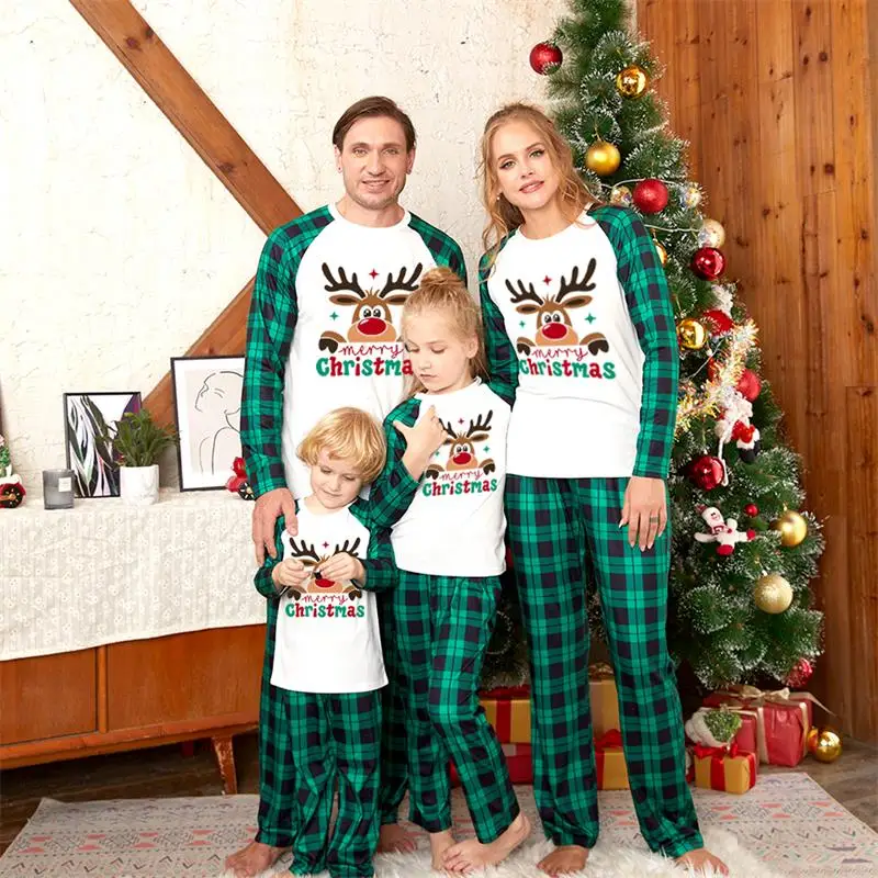 2022 Christmas Deer Family Matching Outfits Plaid Father Mother Children Pajamas Sets Mommy and Me Xmas Pj's Clothes Tops+Pants
2022 Christmas Deer Family Matching Outfits Plaid Father Mother Children Pajamas Sets Mommy and Me Xmas Pj's Clothes Tops+Pants