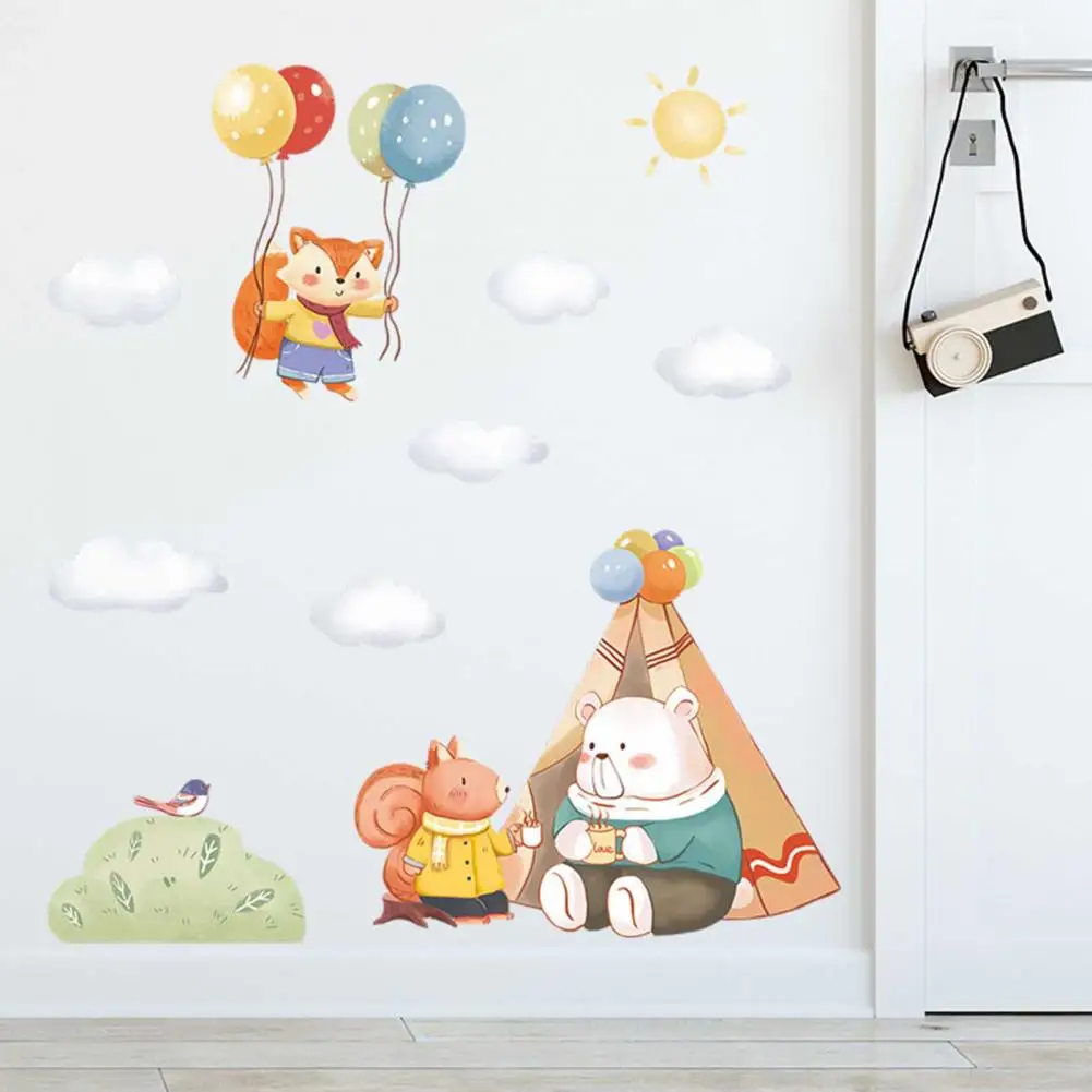Delicate Wall Decal Creative Cartoon Hot Air Balloon Pattern Background Decal Detachable Window Sticker Household Supplies
Delicate Wall Decal Creative Cartoon Hot Air Balloon Pattern Background Decal Detachable Window Sticker Household Supplies