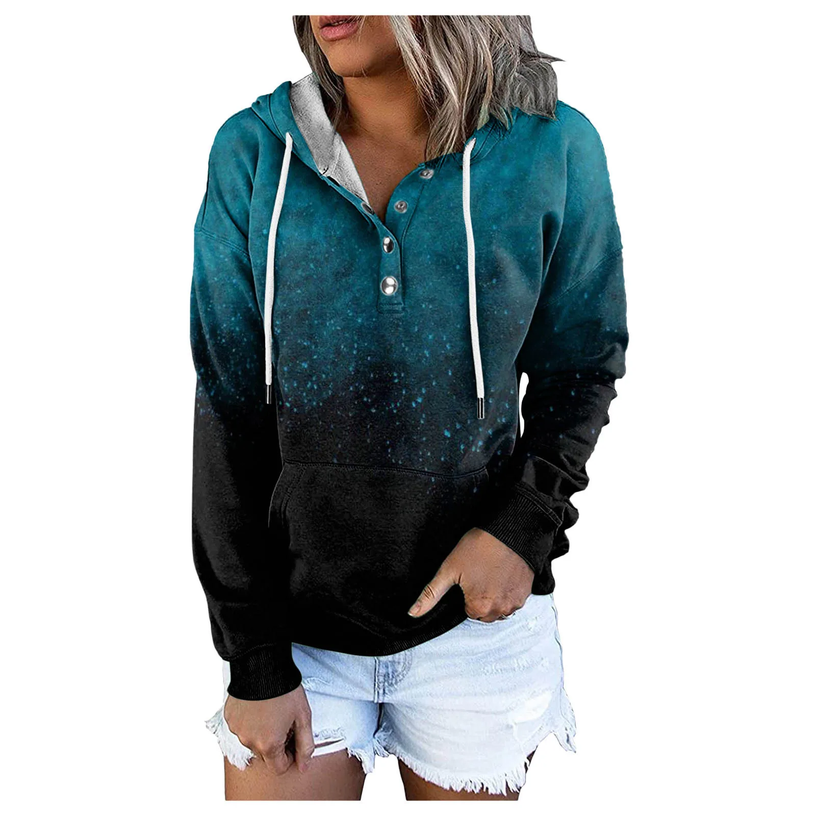 Women Gradient Hoodies Drawstring Spring Fall Lonng Sleeve Casual Pullover Sweatshirts
Women Gradient Hoodies Drawstring Spring Fall Lonng Sleeve Casual Pullover Sweatshirts