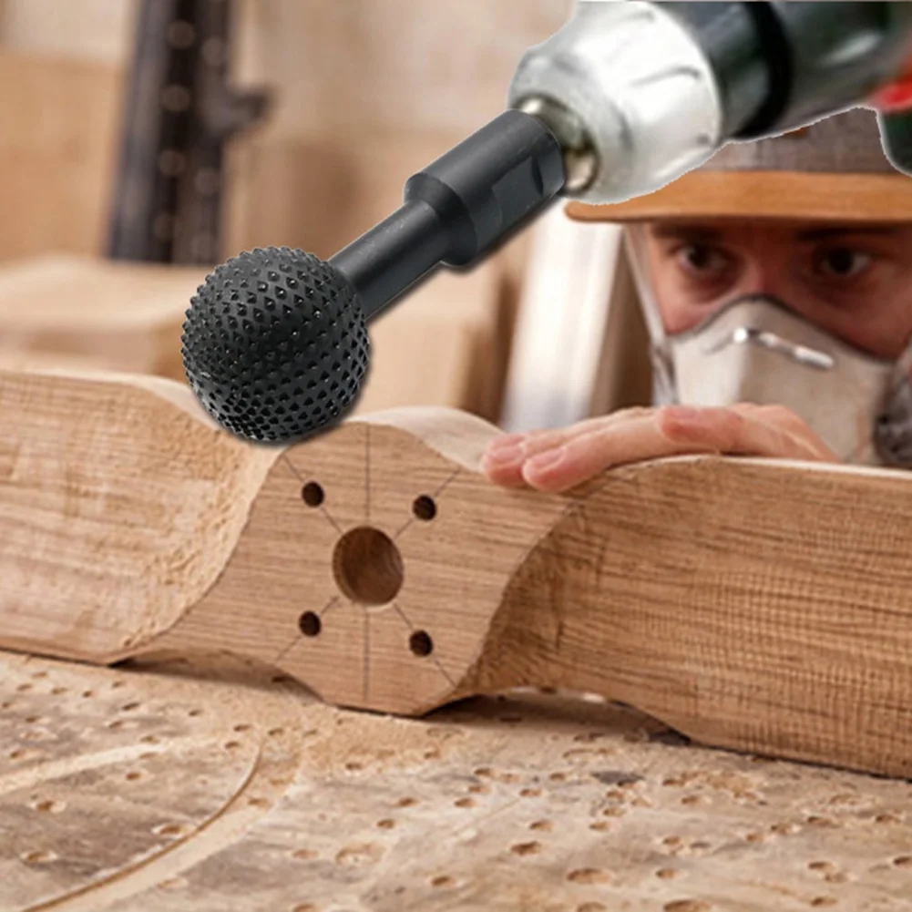 Sphere Rotary Burr Grinding Head Burr Wood Carving Polishing Engraving Drilling Bits Ball Gouge Grinding Head for Angle Grinder
Sphere Rotary Burr Grinding Head Burr Wood Carving Polishing Engraving Drilling Bits Ball Gouge Grinding Head for Angle Grinder