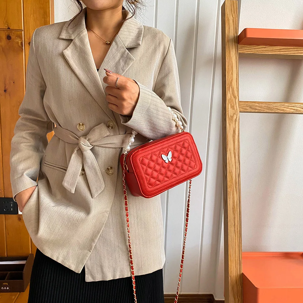 PU Leather Crossbody Bag Simple Pearl Handle Summer Lady Shoulder Handbags Female Simple Totes for Women 2020 Trend
PU Leather Crossbody Bag Simple Pearl Handle Summer Lady Shoulder Handbags Female Simple Totes for Women 2020 Trend