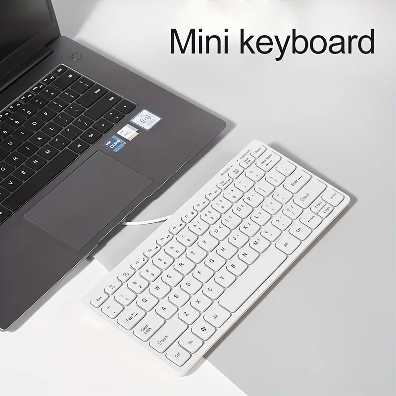 

Compact & Lightweight 78-Key Mini Keyboard - Perfect for PC & Laptop Computers