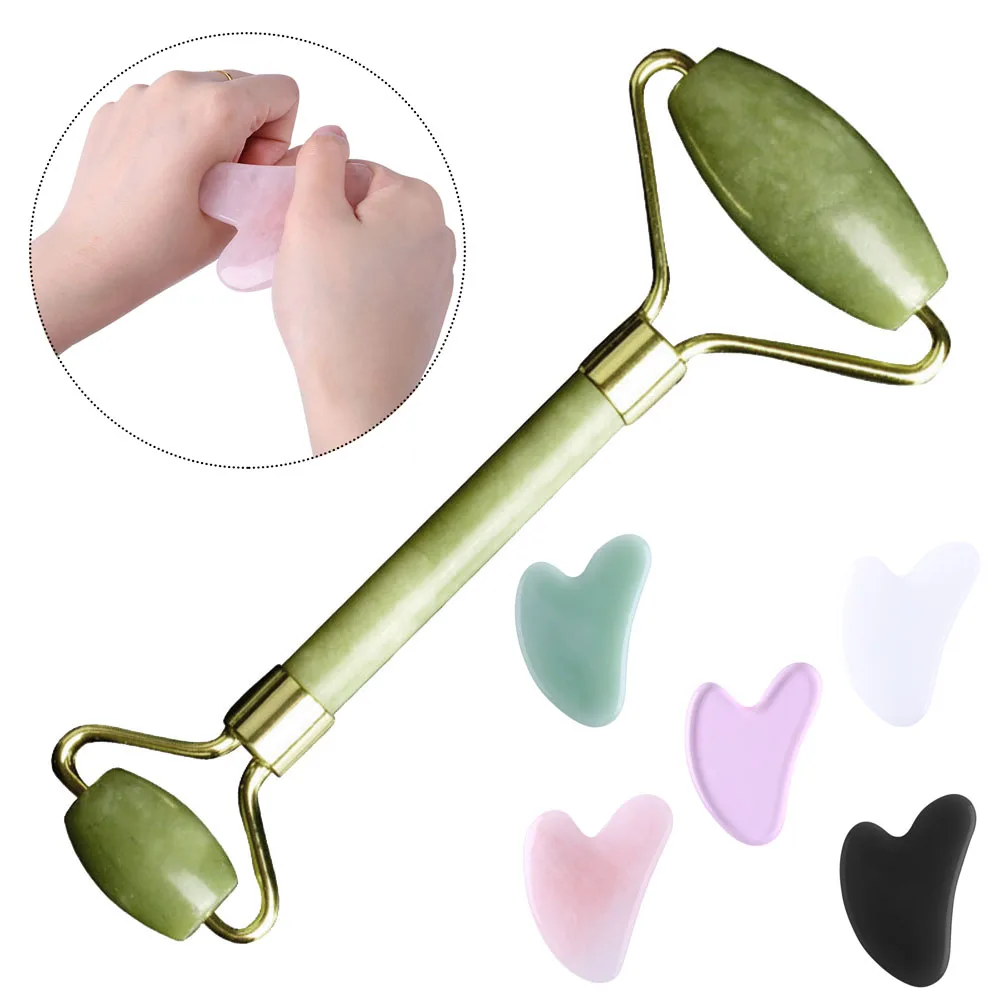 1pcs Face Spa Massager Neck Roller Gua Sha Scraper Board Face Lift Up Wrinkle Remover Face Roller Scraper Skin Care Tools
1pcs Face Spa Massager Neck Roller Gua Sha Scraper Board Face Lift Up Wrinkle Remover Face Roller Scraper Skin Care Tools
