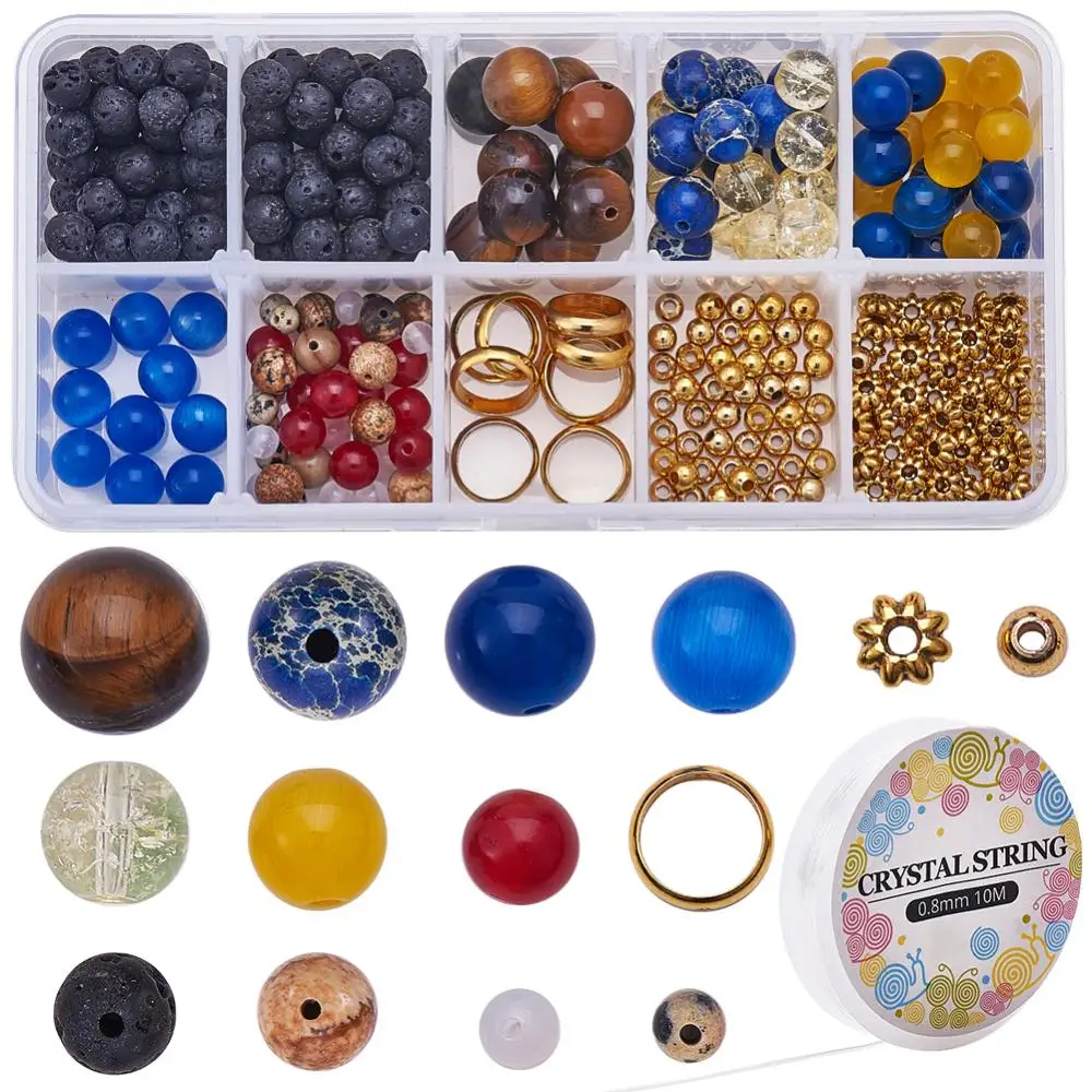 1 Box Natural Stone Glass Beads Metal Loose Spacers Brass Bead Frames Accessories DIY Bracelet Necklace Jewelry Making Crafts
1 Box Natural Stone Glass Beads Metal Loose Spacers Brass Bead Frames Accessories DIY Bracelet Necklace Jewelry Making Crafts