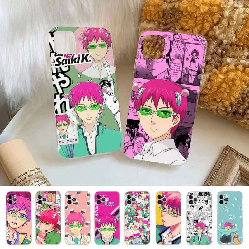 The Disastrous Life of Saiki K Kusuo Phone Case For iPhone 11 12 13 14 Mini Pro Max XR X XS TPU Clear Case For 8 7 6 Plus SE
The Disastrous Life of Saiki K Kusuo Phone Case For iPhone 11 12 13 14 Mini Pro Max XR X XS TPU Clear Case For 8 7 6 Plus SE