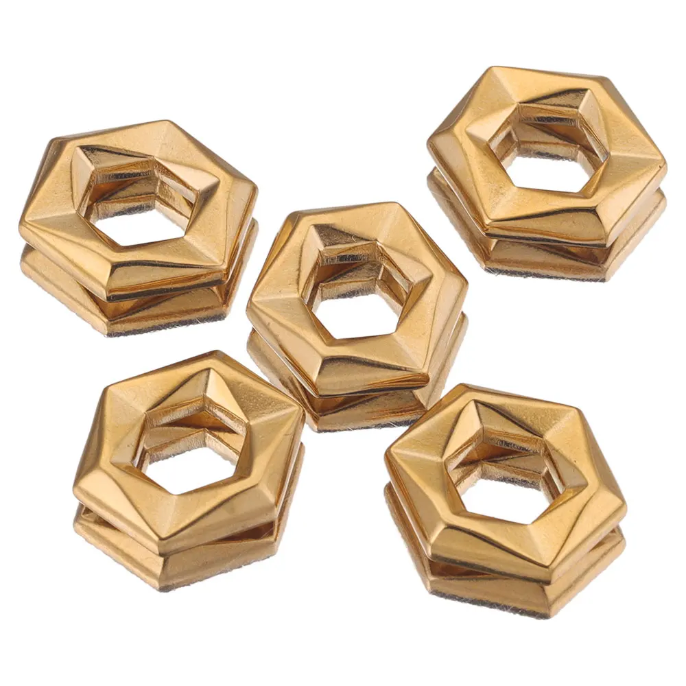 5pcs/Lot Stainless Steel Gold Color Large Hole Hexagon Faceted Spacer Beads Charms for Jewelry Making Supplies Material Waist
5pcs/Lot Stainless Steel Gold Color Large Hole Hexagon Faceted Spacer Beads Charms for Jewelry Making Supplies Material Waist