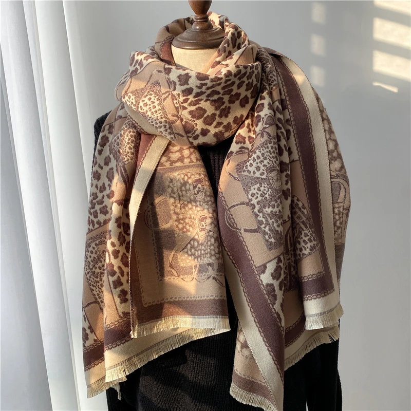 Leopard Cashmere Wintet Warm Shawl Scarf for Women Luxury Print Pashmina Blanket Wraps Scarves Hijab Bufanda Echarpe 2022 New
Leopard Cashmere Wintet Warm Shawl Scarf for Women Luxury Print Pashmina Blanket Wraps Scarves Hijab Bufanda Echarpe 2022 New