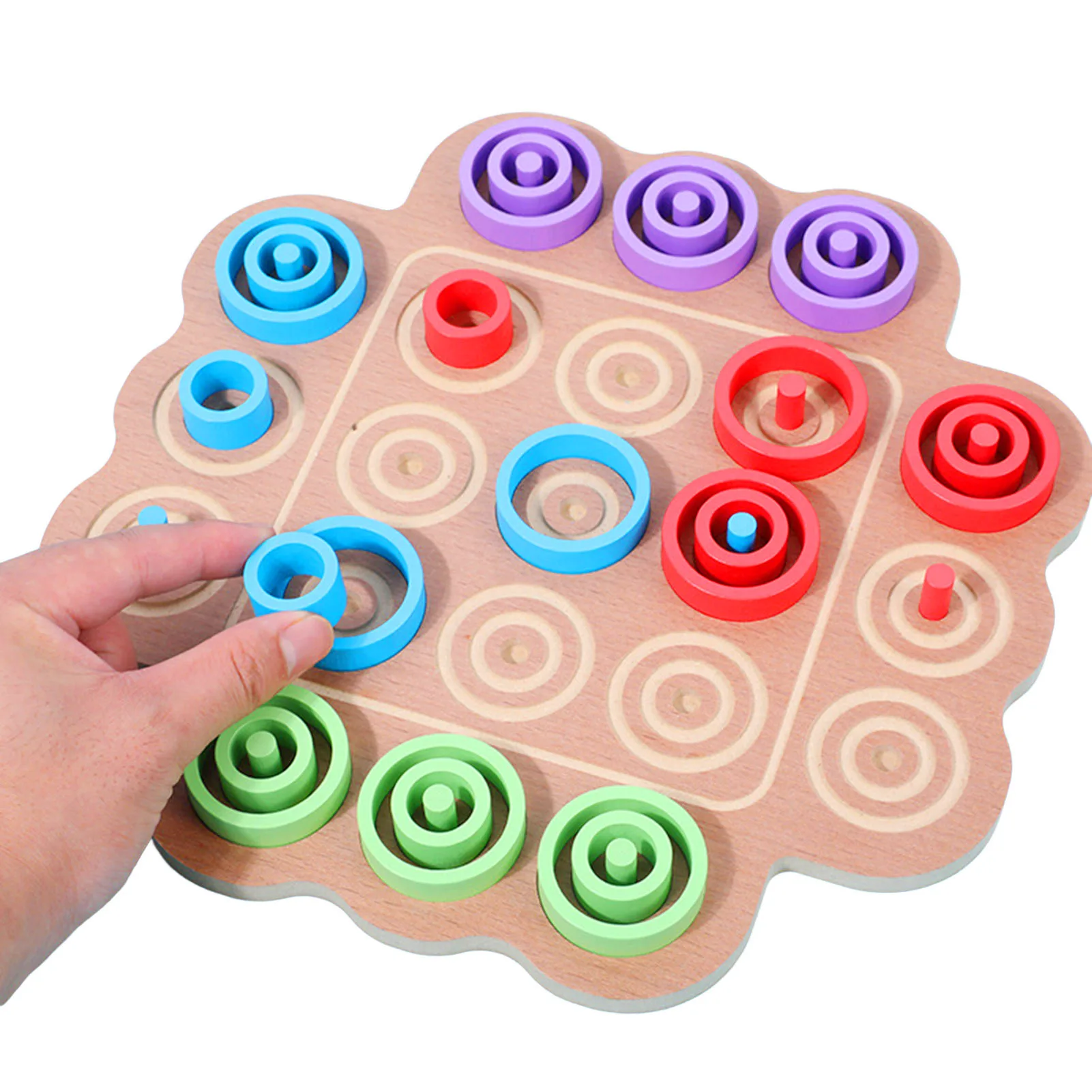 Wooden Strategy-Based Board Game Early Learning Toys Funny Montessori STEM Interactive Puzzle Game for Children Early
Wooden Strategy-Based Board Game Early Learning Toys Funny Montessori STEM Interactive Puzzle Game for Children Early