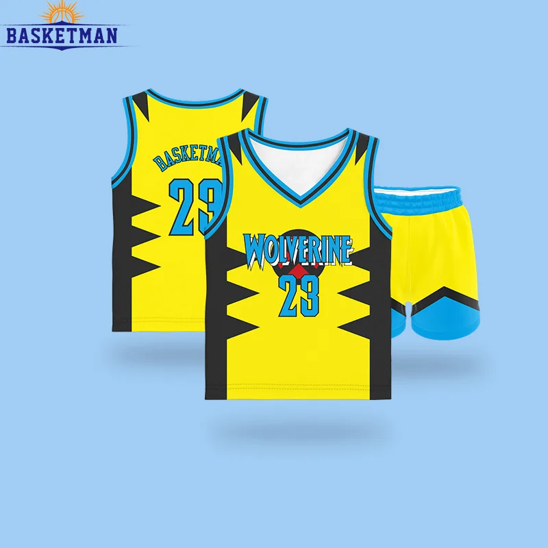 Basketball Jerseys For Kids Boys Girls Customizable Team Name Logo Full Sublimation Letter Printed Uniforms Training Tracksuits
Basketball Jerseys For Kids Boys Girls Customizable Team Name Logo Full Sublimation Letter Printed Uniforms Training Tracksuits