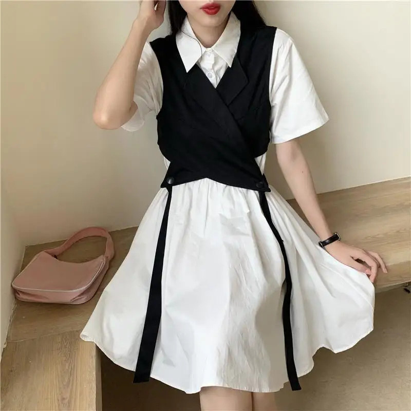 Новинка 2022, французская приталенная юбка в стиле ретро Хепберн, темпераментная юбка-рубашка, маленькое платье на бретелях, женская летняя ж... 
Новинка 2022, французская приталенная юбка в стиле ретро Хепберн, темпераментная юбка-рубашка, маленькое платье на бретелях, женская летняя ж...