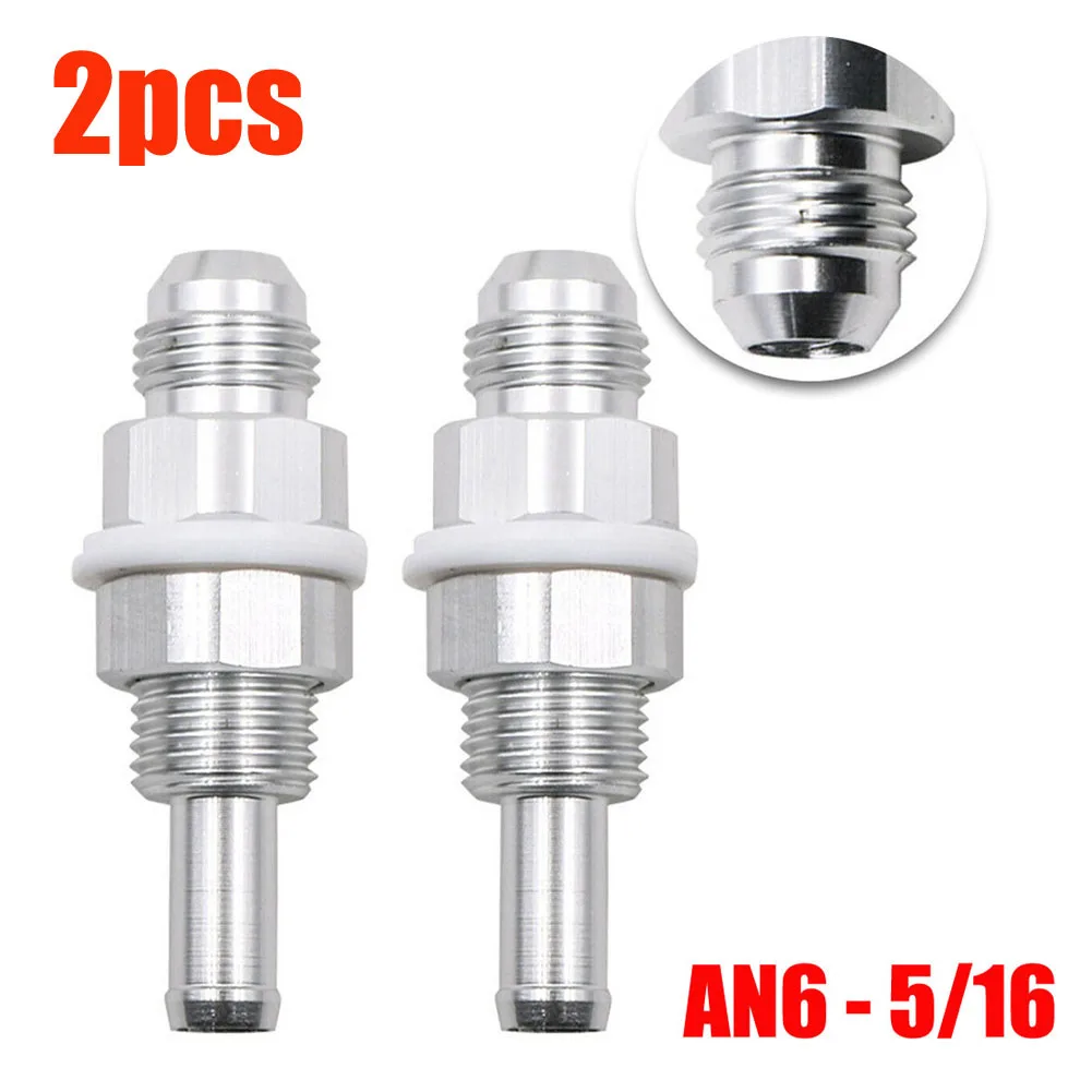 2x 6AN Male Flare Bulkhead To 5/16 Hose Barb Silver Fuel Tank Fitting Auto Modified Car Fuel Pump Tank Adapter Accessories
2x 6AN Male Flare Bulkhead To 5/16 Hose Barb Silver Fuel Tank Fitting Auto Modified Car Fuel Pump Tank Adapter Accessories