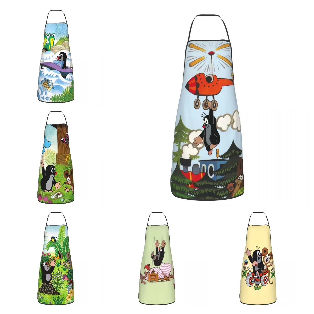 Funny Little Maulwurf Mole Bib Aprons Women Men Unisex Kitchen Chef Cartoon Tablier Cuisine for Cooking Baking Painting
Funny Little Maulwurf Mole Bib Aprons Women Men Unisex Kitchen Chef Cartoon Tablier Cuisine for Cooking Baking Painting