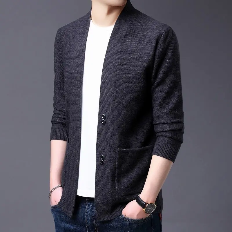 2022 New Sweater Cardigan Men's Cotton Single Breasted Simple Solid Color Style Loose Knitting Jacket Coat Korea Style L36
2022 New Sweater Cardigan Men's Cotton Single Breasted Simple Solid Color Style Loose Knitting Jacket Coat Korea Style L36