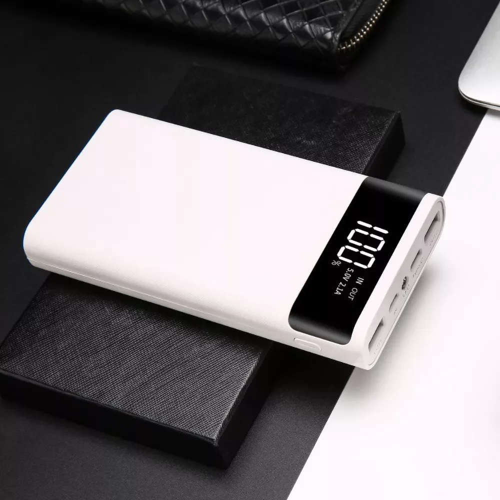 Dual USB Micro USB Type-C Power Bank LED screen DIY Shell 5V 6*18650 Case Battery Charge Storage Box Without Battery
Dual USB Micro USB Type-C Power Bank LED screen DIY Shell 5V 6*18650 Case Battery Charge Storage Box Without Battery