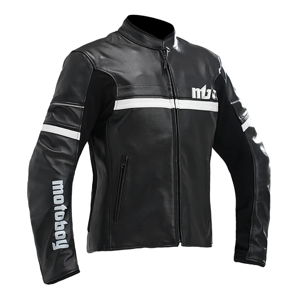 Leather Motorcycle Jacket Clothing Fall Prevention 4 Season Round Motorcycle Clothing Waterproof Windproof With CE Protector
Leather Motorcycle Jacket Clothing Fall Prevention 4 Season Round Motorcycle Clothing Waterproof Windproof With CE Protector