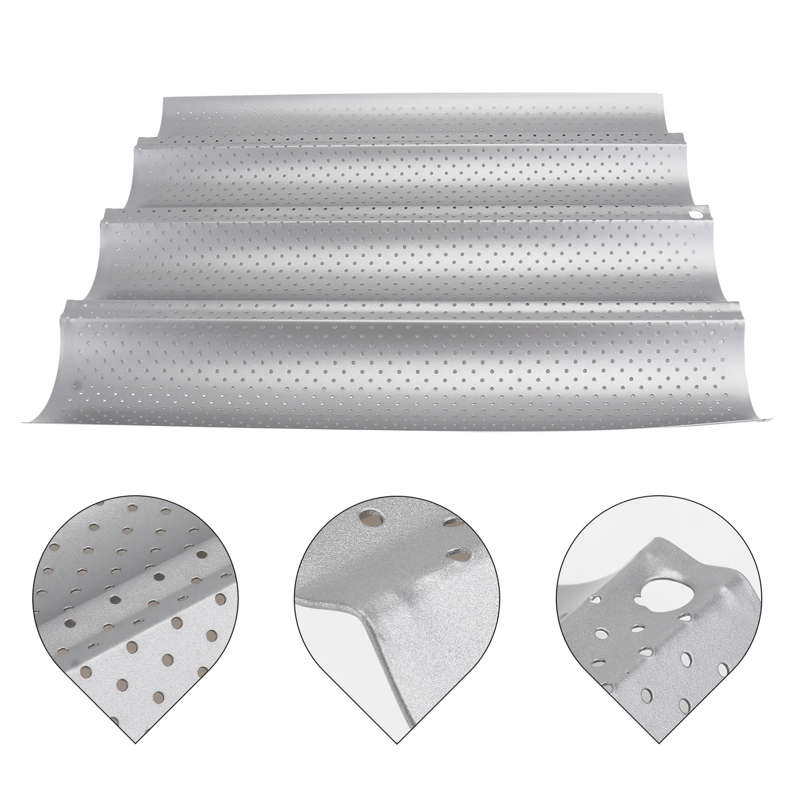 Pan French Bread Baking Tray Loaf Mould Perforated Oven Cooking Metal Stick Trays Baker Tins Tin Mold Toaster Molds Sheet Diy
Pan French Bread Baking Tray Loaf Mould Perforated Oven Cooking Metal Stick Trays Baker Tins Tin Mold Toaster Molds Sheet Diy