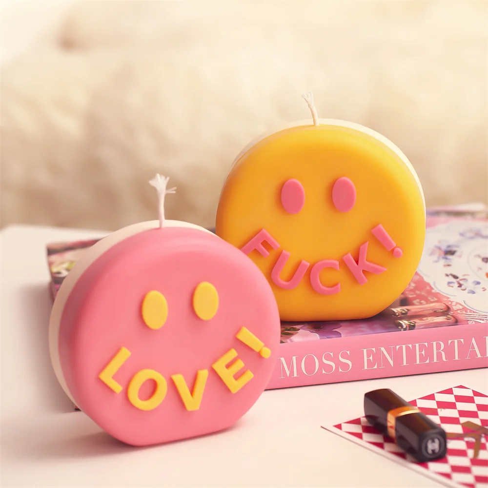 Smile Face Silicone Candle Mold Aromatherapy Soy Wax Candle Making Mould Home Decoration Tools
Smile Face Silicone Candle Mold Aromatherapy Soy Wax Candle Making Mould Home Decoration Tools