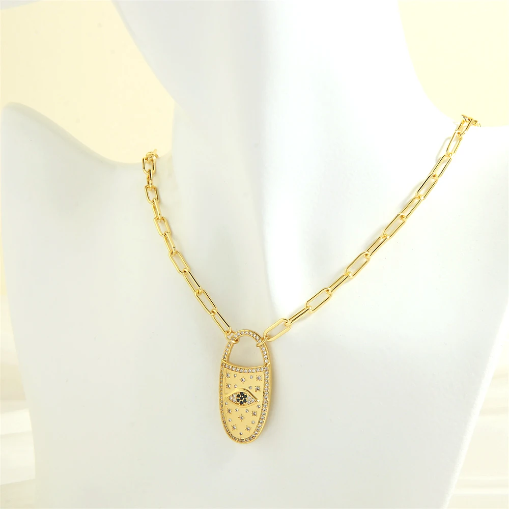 Vintage Bohemia Evil Eye Pendant Charms Necklace Jewelry Micro Pave Zircon Neck Chain Choker Hip Hop Gifts Accessories Wholesale
Vintage Bohemia Evil Eye Pendant Charms Necklace Jewelry Micro Pave Zircon Neck Chain Choker Hip Hop Gifts Accessories Wholesale