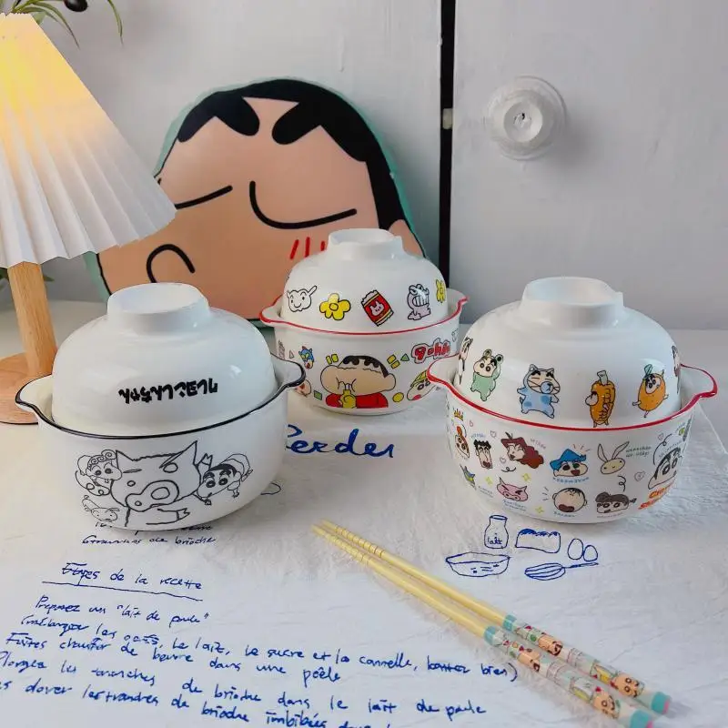 Kawaii Crayon Shin-Chan плюши мультфильм милые куклы Ins керамический бэнто лапша чаша с крышкой для девочки подарок на день рождения
Kawaii Crayon Shin-Chan плюши мультфильм милые куклы Ins керамический бэнто лапша чаша с крышкой для девочки подарок на день рождения