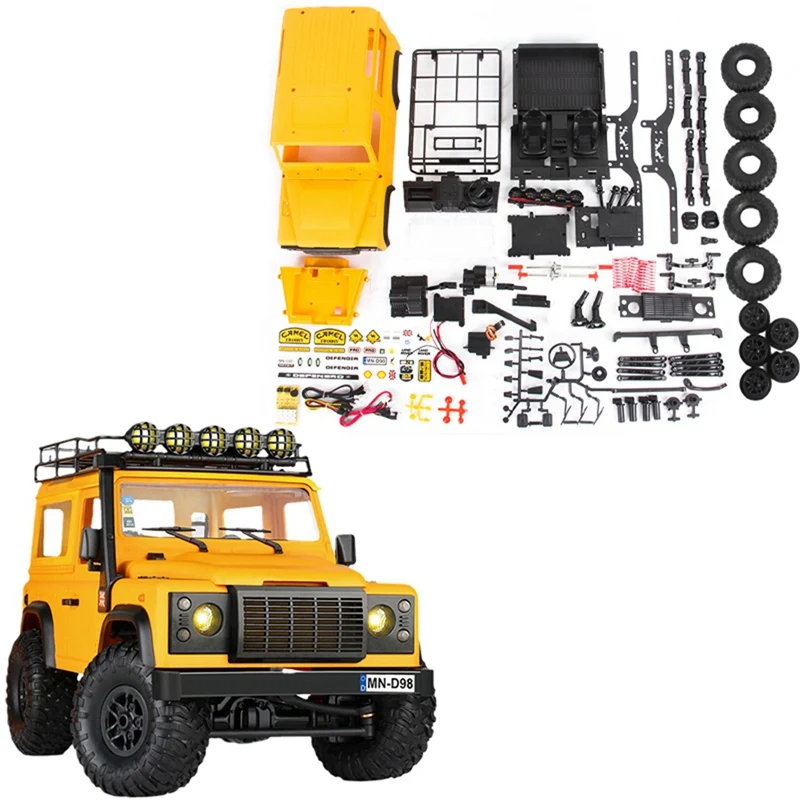 For MN98 MN98K KIT Version 4WD RC Car 1/12 Scale Defender Electric Remote Control Car with LED Light for Kids and Adults
For MN98 MN98K KIT Version 4WD RC Car 1/12 Scale Defender Electric Remote Control Car with LED Light for Kids and Adults