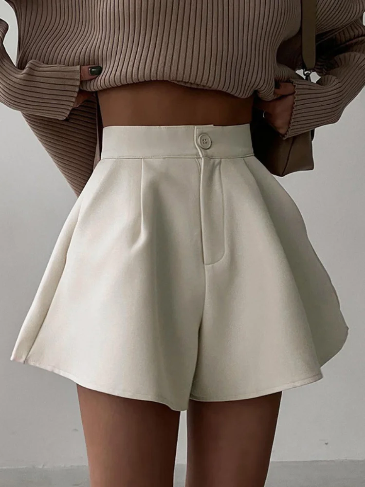Hot sale skirt,2023 Women High Waist Shorts Summer Casual Loose A-line Wide Leg Short Pants Solid Fashion Pocket Office Lady Tro
Hot sale skirt,2023 Women High Waist Shorts Summer Casual Loose A-line Wide Leg Short Pants Solid Fashion Pocket Office Lady Tro