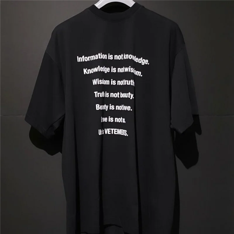 Vetements T-shirt Puff Printing Men Women Tees Summer Style US Is Vetements Tee VTM Tops Short Sleeve 1:1 Best Quality T shirt
Vetements T-shirt Puff Printing Men Women Tees Summer Style US Is Vetements Tee VTM Tops Short Sleeve 1:1 Best Quality T shirt