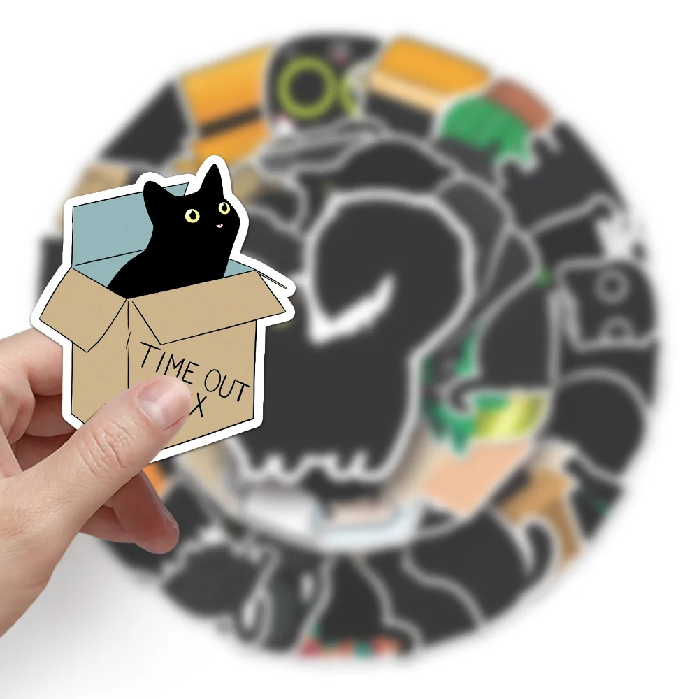 10/50PCS Cartoon Black Cat Stickers Kawaii Animal Anime DIY Toy Children Skateboard Laptop Decal Graffiti Sticker Toys
10/50PCS Cartoon Black Cat Stickers Kawaii Animal Anime DIY Toy Children Skateboard Laptop Decal Graffiti Sticker Toys