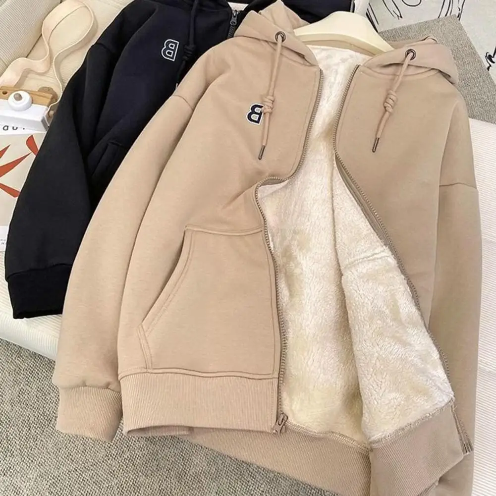 Adjustable Hooded Sweatshirt Cozy Unisex Hoodie Coat With Plush Pockets Warm Stylish Jacket For Women Men In Fall/winter
Adjustable Hooded Sweatshirt Cozy Unisex Hoodie Coat With Plush Pockets Warm Stylish Jacket For Women Men In Fall/winter