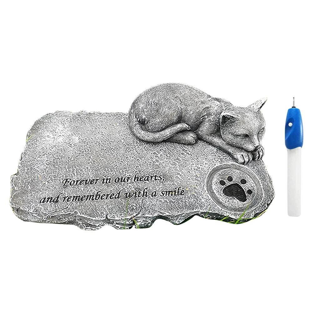 Resin Cat Memorial Stone Sculpture Pet Outdoor Lawn Garden Statue Crafts Sympathy Sleeping On The Top Grave Markers Ornament
Resin Cat Memorial Stone Sculpture Pet Outdoor Lawn Garden Statue Crafts Sympathy Sleeping On The Top Grave Markers Ornament