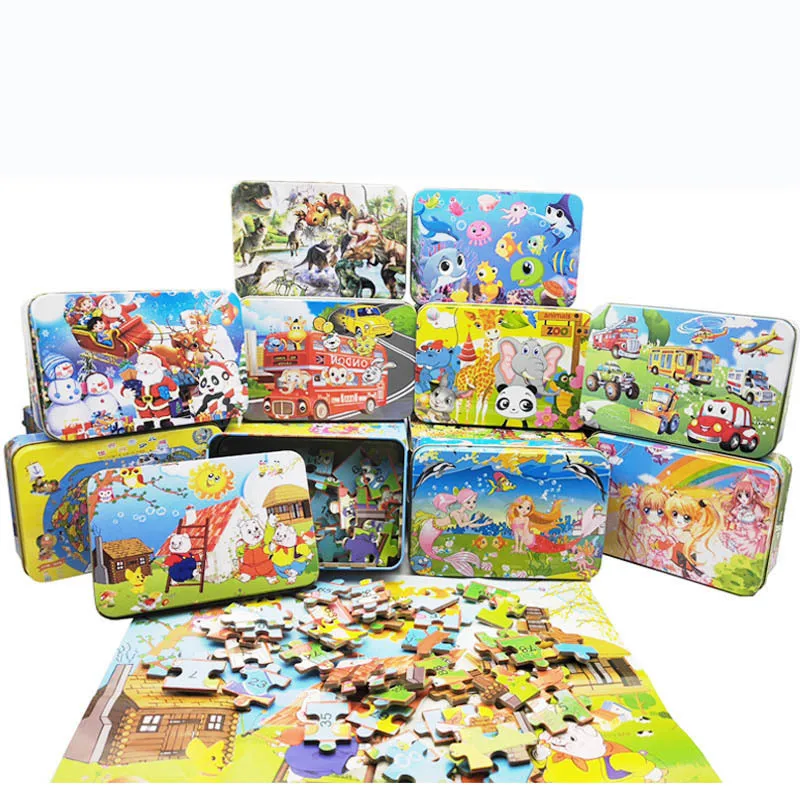 New Wooden Children's Early Education Puzzle 100 Piece Iron Box Puzzle Puzzle Animation Toy Children's Early Education Cognition
New Wooden Children's Early Education Puzzle 100 Piece Iron Box Puzzle Puzzle Animation Toy Children's Early Education Cognition